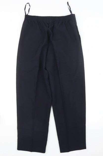 Womens UK Size 10 BM Regular Fit  Blue Trousers