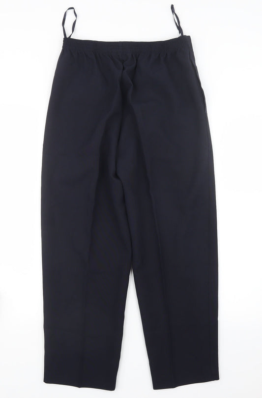 Womens UK Size 10 BM Regular Fit  Blue Trousers