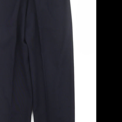 Womens UK Size 10 BM Regular Fit  Blue Trousers