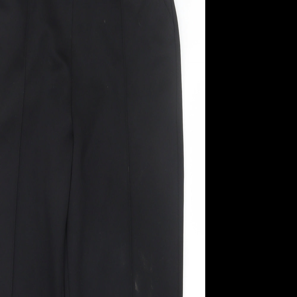 Womens UK Size 12 BM Regular Fit  Black Trousers