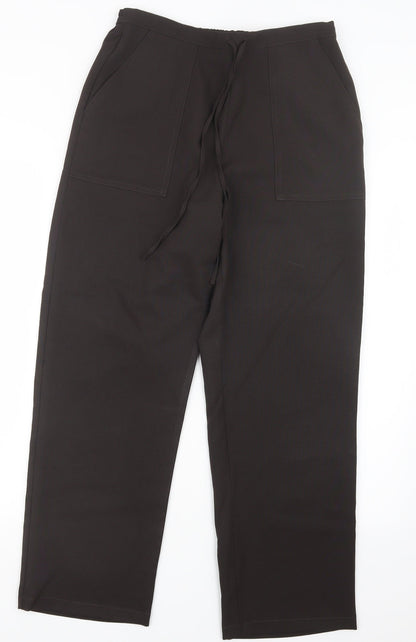 Womens UK Size 12 Classics Regular Fit  Brown Trousers