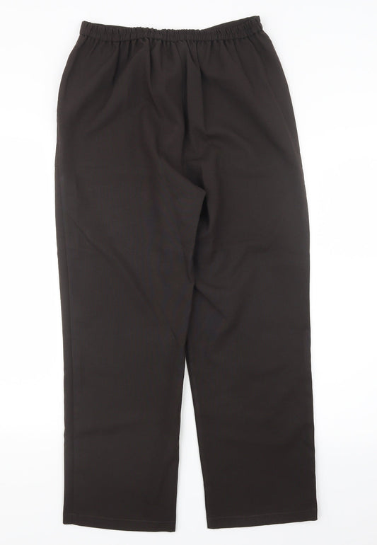Classics Womens Brown   Trousers  Size 12 L27 in