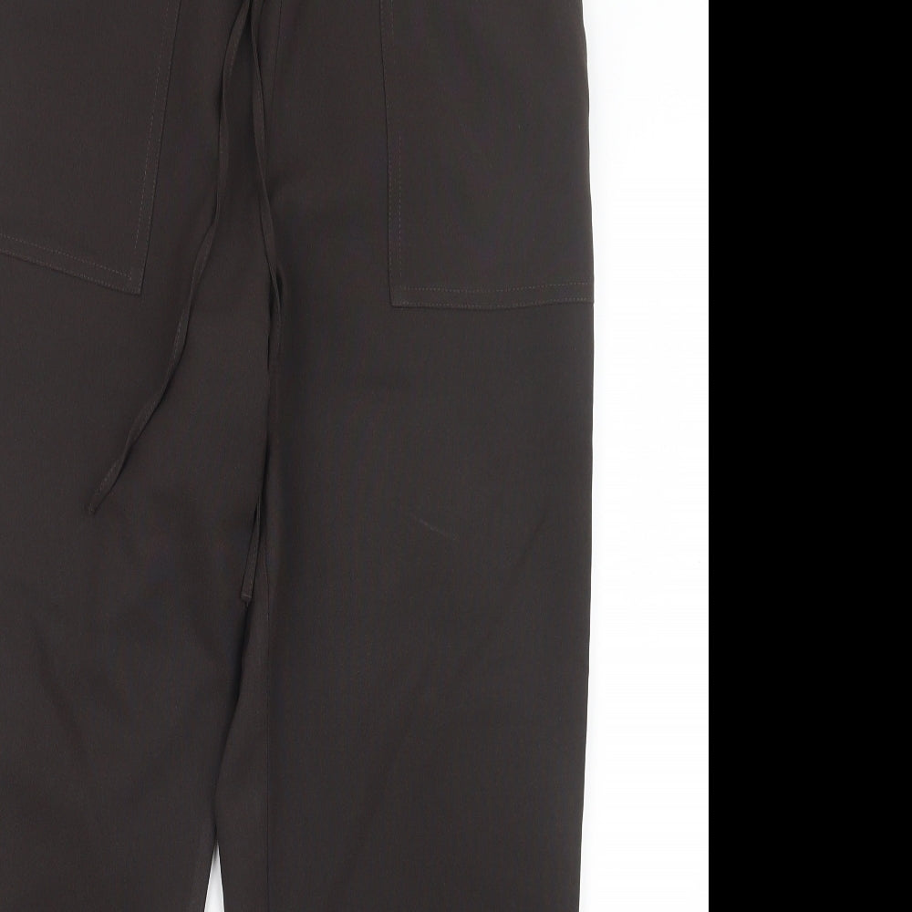 Womens UK Size 12 Classics Regular Fit  Brown Trousers
