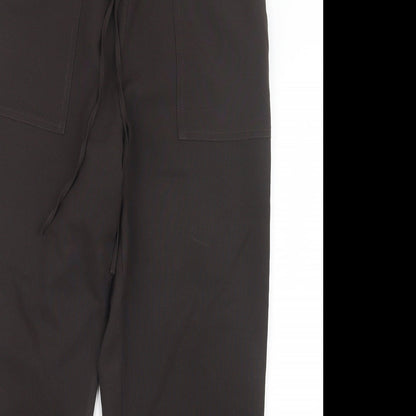 Womens UK Size 12 Classics Regular Fit  Brown Trousers