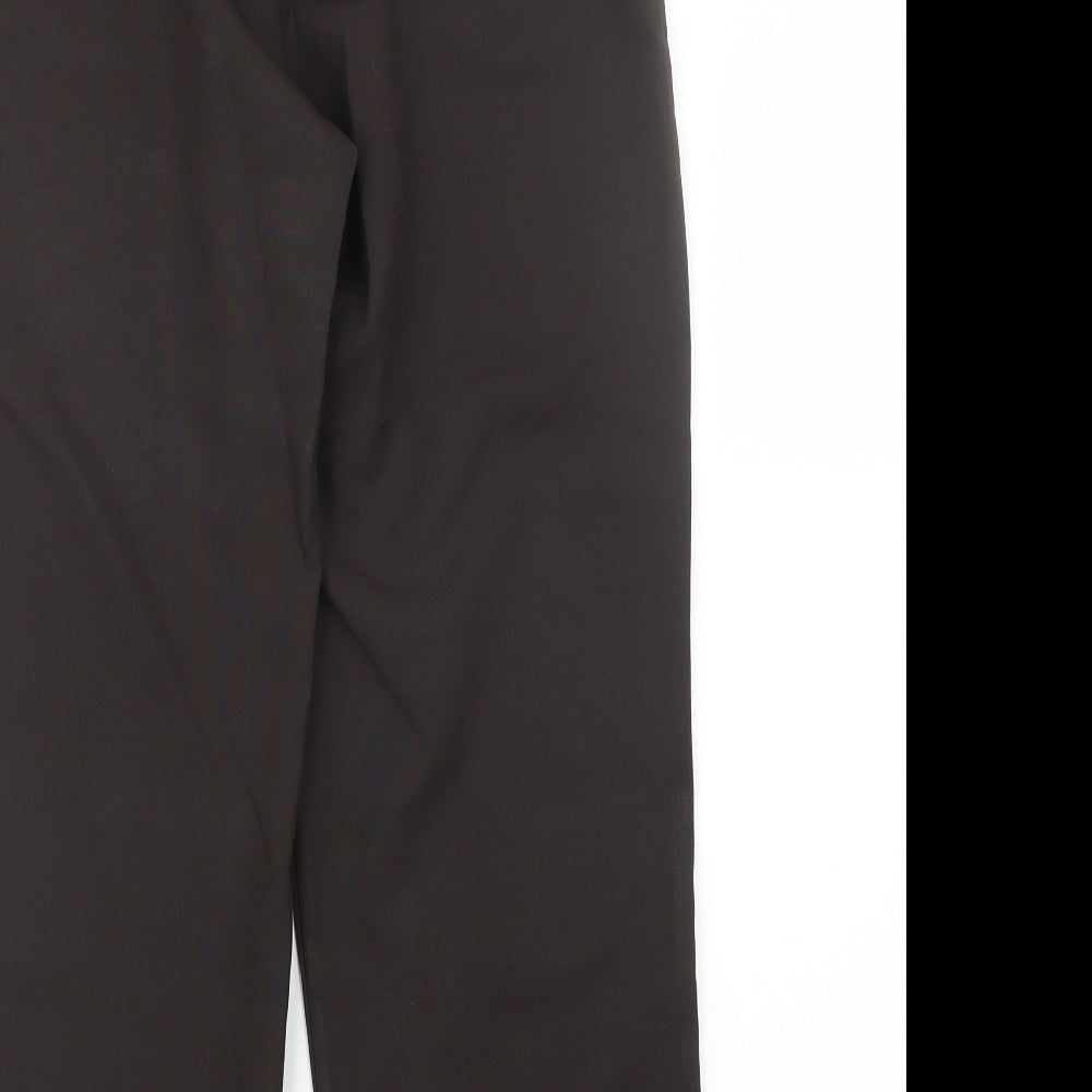 Womens UK Size 12 Classics Regular Fit  Brown Trousers