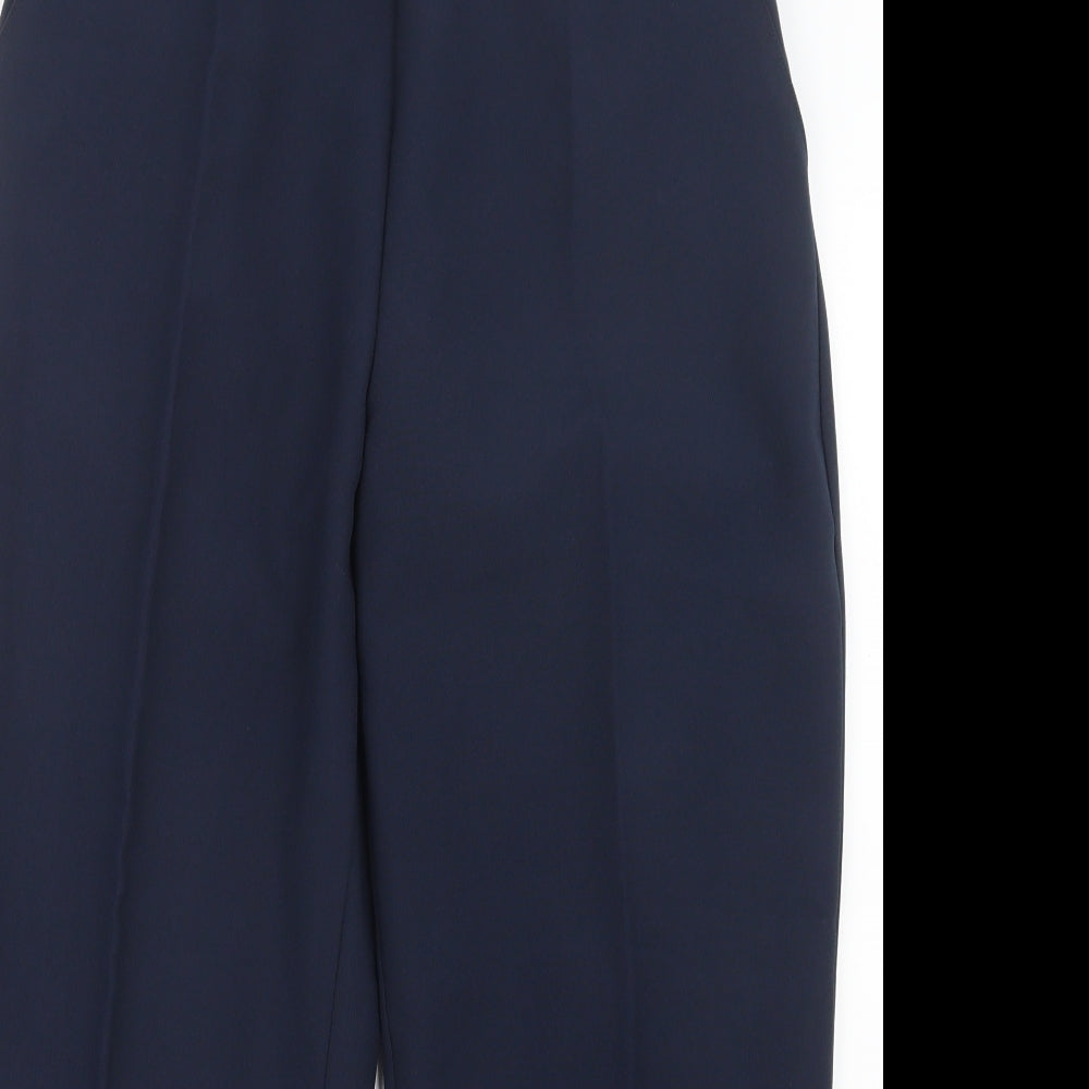 Womens UK Size 12 Preworn Regular Fit  Blue Trousers