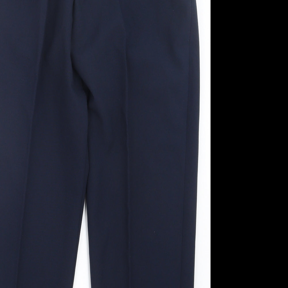 Womens UK Size 12 Preworn Regular Fit  Blue Trousers