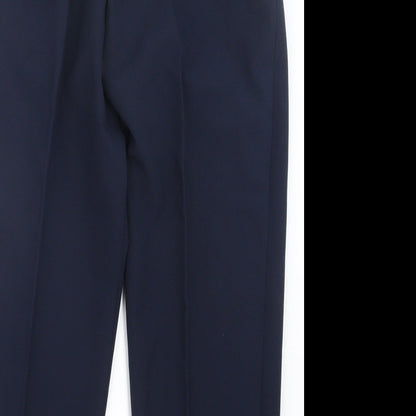 Womens UK Size 12 Preworn Regular Fit  Blue Trousers