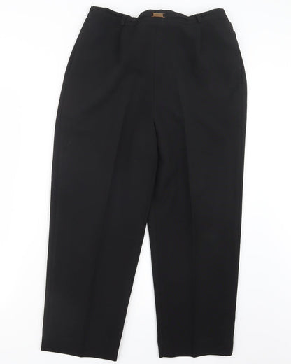 Bm Collection Womens Black   Trousers  Size 12 L24 in