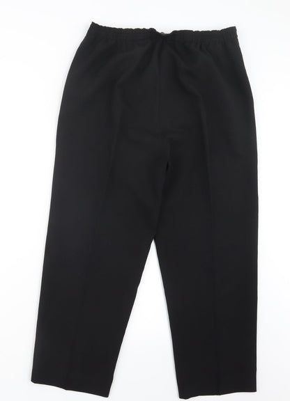 Bm Collection Womens Black   Trousers  Size 12 L24 in