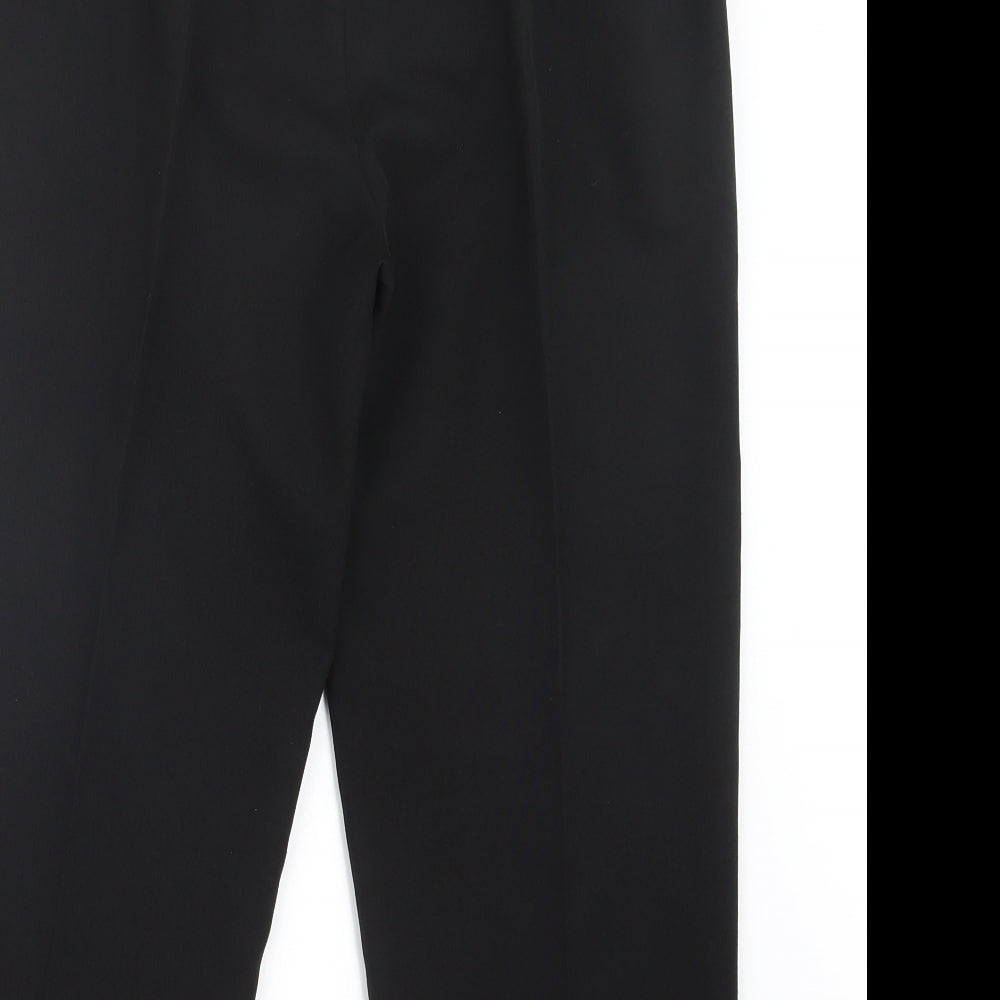 Bm Collection Womens Black   Trousers  Size 12 L24 in