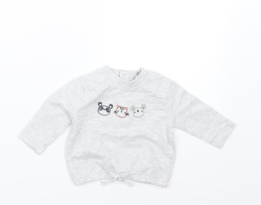 Very Girls Grey   Pullover Jumper Size 0-3 Months