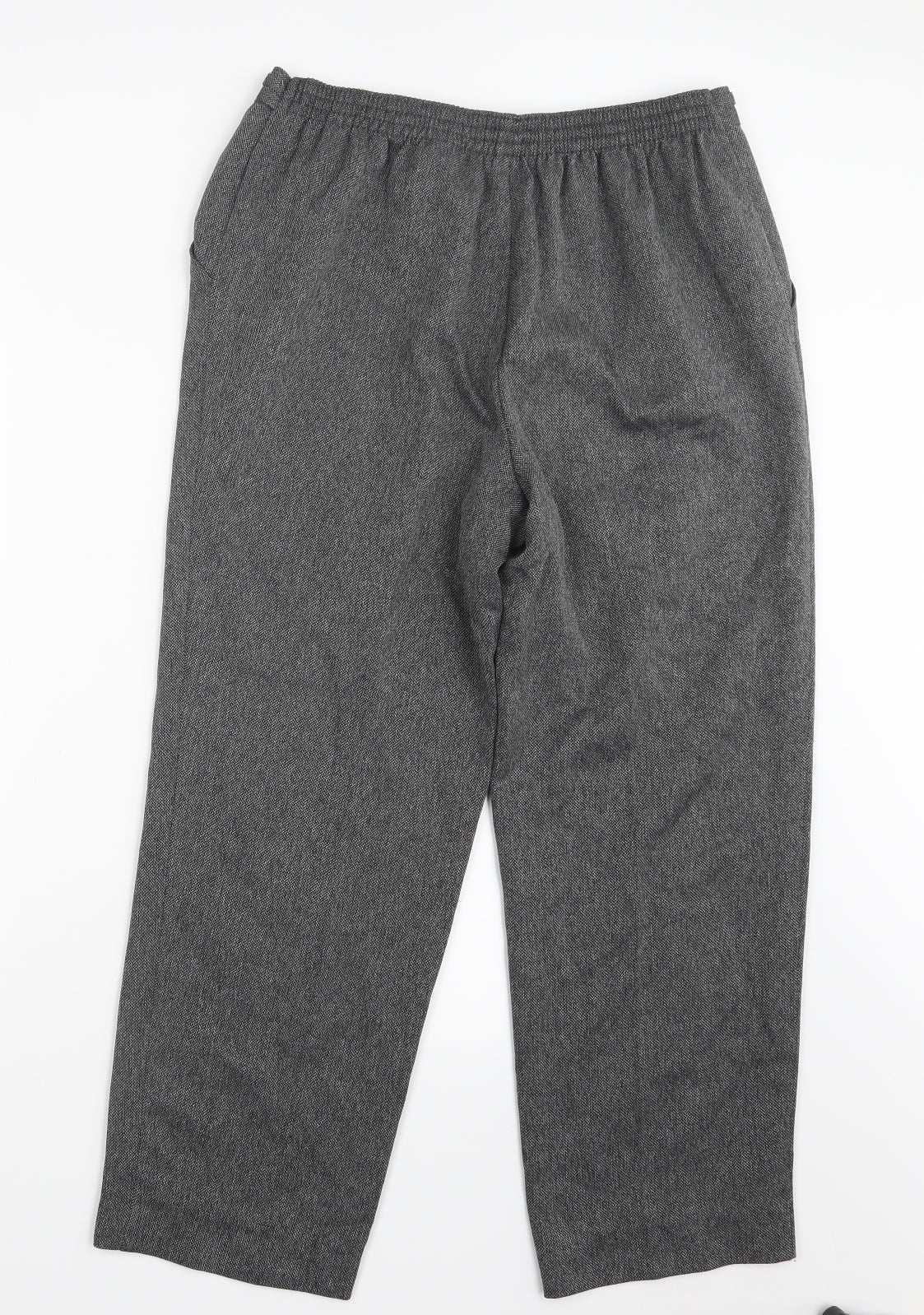 Womens UK Size 14 Marks and Spencer Regular Fit  Grey Trousers
