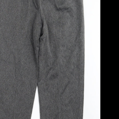 Womens UK Size 14 Marks and Spencer Regular Fit  Grey Trousers