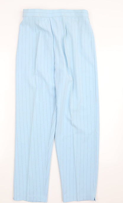Womens UK Size 18 Preworn Regular Fit  Blue Trousers