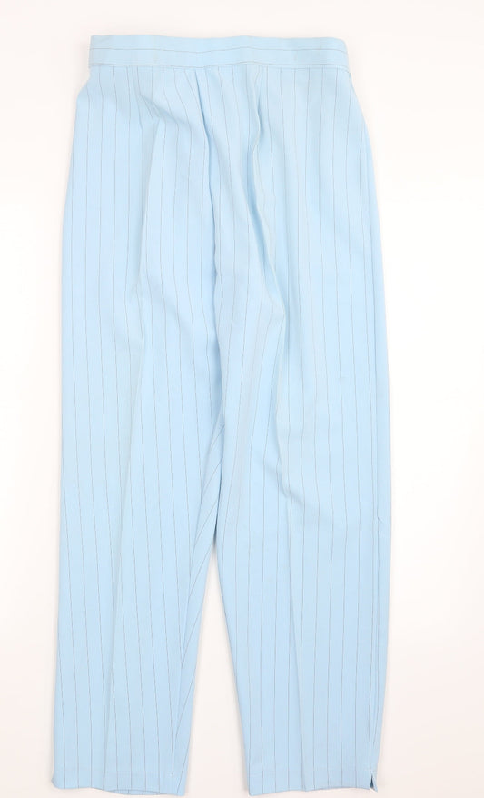 Womens UK Size 18 Preworn Regular Fit  Blue Trousers