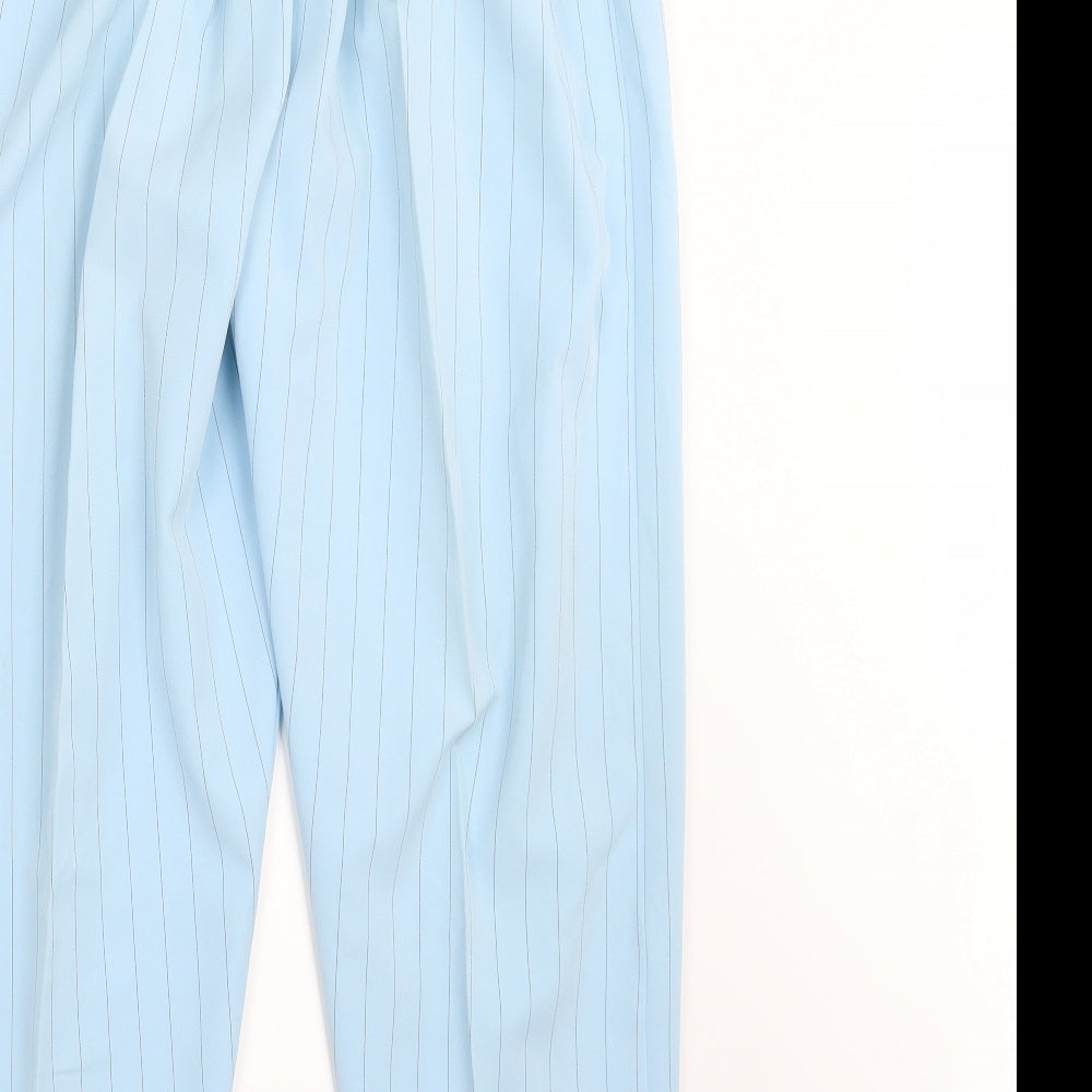 Womens UK Size 18 Preworn Regular Fit  Blue Trousers