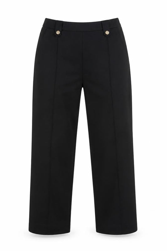 Womens UK Size 10 Bm Collection Regular Fit  Black Trousers