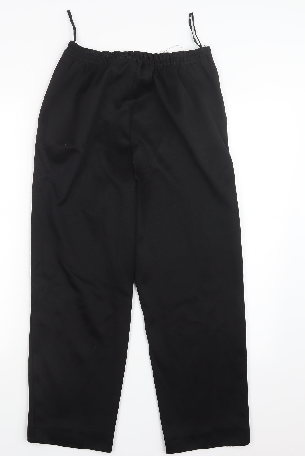 Bm Collection Womens Black    Trousers Size 10 L24 in
