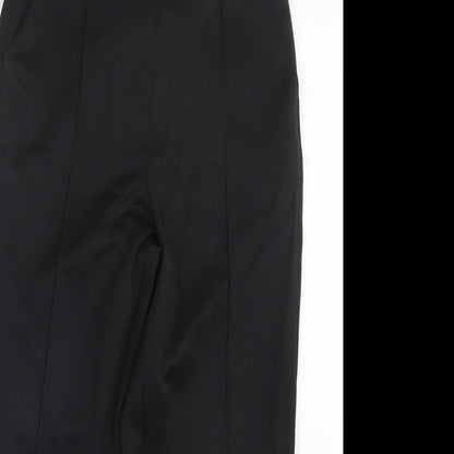 Bm Collection Womens Black    Trousers Size 10 L24 in
