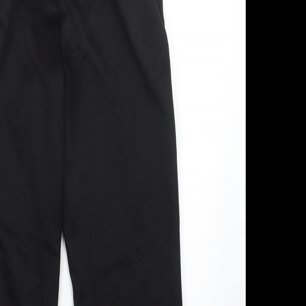 Bm Collection Womens Black    Trousers Size 10 L24 in