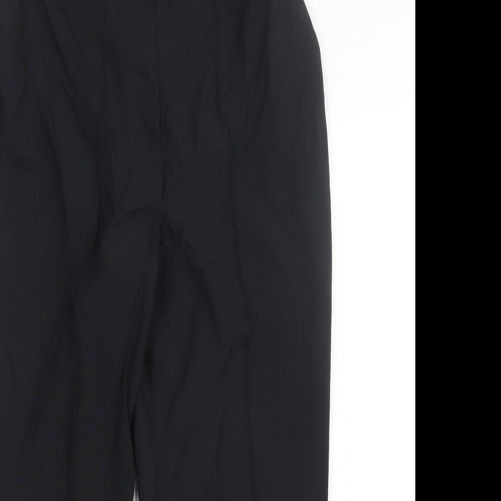 Womens UK Size 12 Slimma Regular Fit  Black Trousers