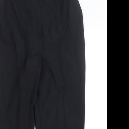 Womens UK Size 12 Slimma Regular Fit  Black Trousers