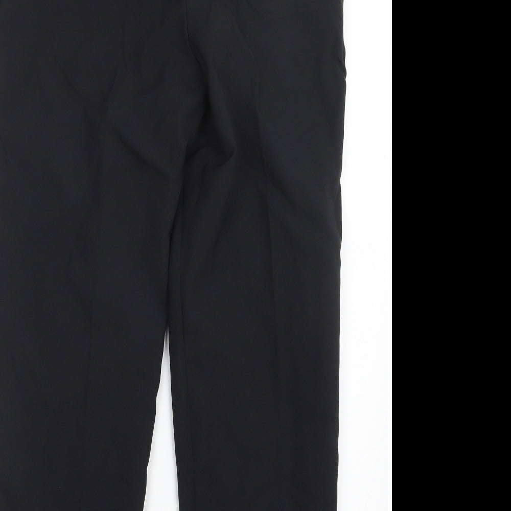 Womens UK Size 12 Slimma Regular Fit  Black Trousers