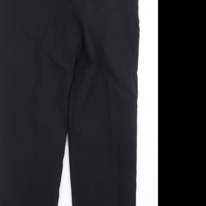 Womens UK Size 12 Slimma Regular Fit  Black Trousers