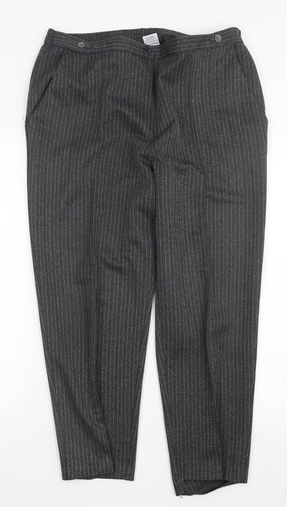 Womens UK Size 18 Marks and Spencer Regular Fit  Grey Trousers