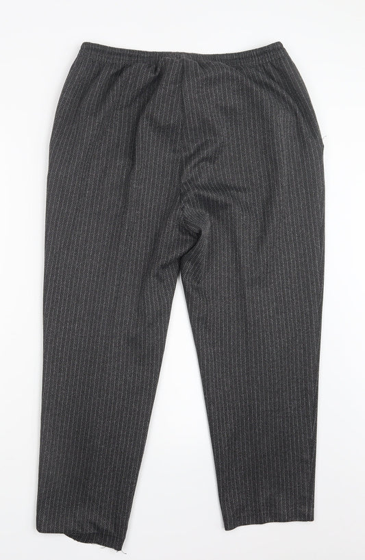 Womens UK Size 18 Marks and Spencer Regular Fit  Grey Trousers