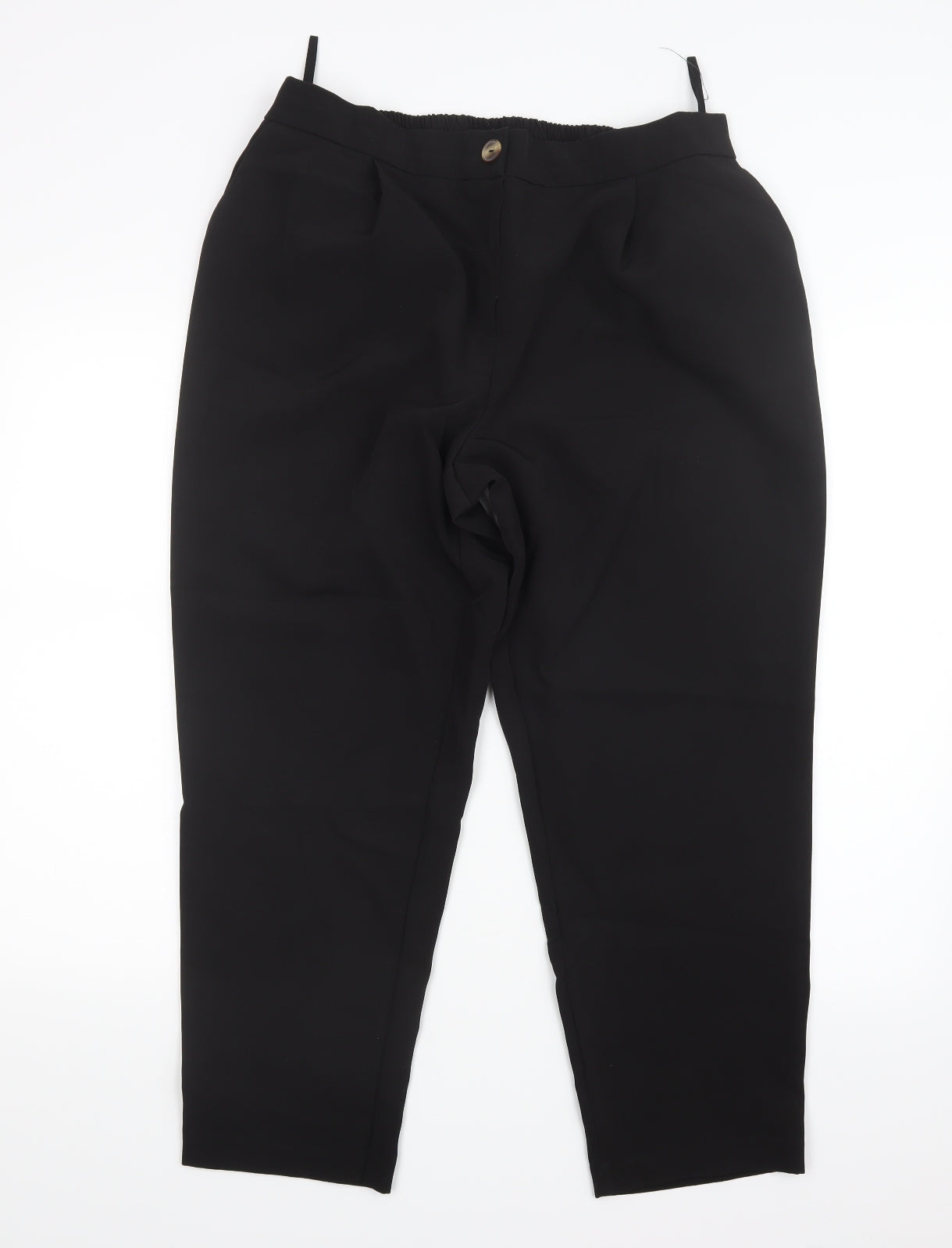 New Look Womens Black   Trousers  Size 16 L26 in