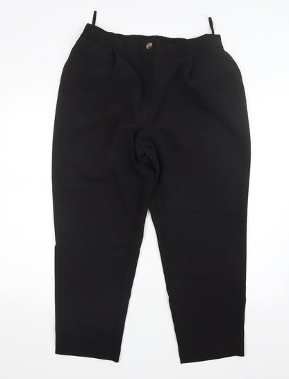 New Look Womens Black   Trousers  Size 16 L26 in