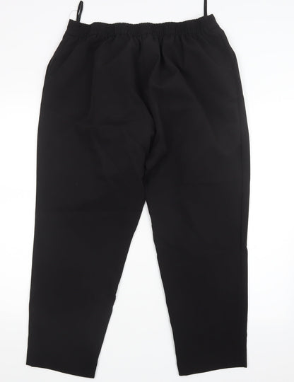 New Look Womens Black   Trousers  Size 16 L26 in