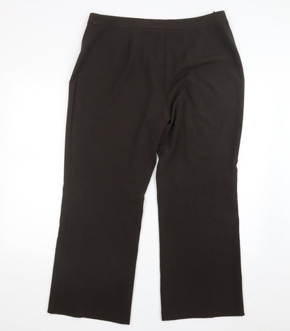 Womens UK Size 36 in Preworn Regular Fit  Brown Trousers