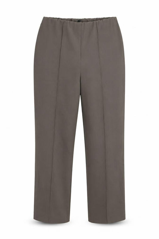Womens UK Size 12 Mia Moda Regular Fit  Brown Trousers