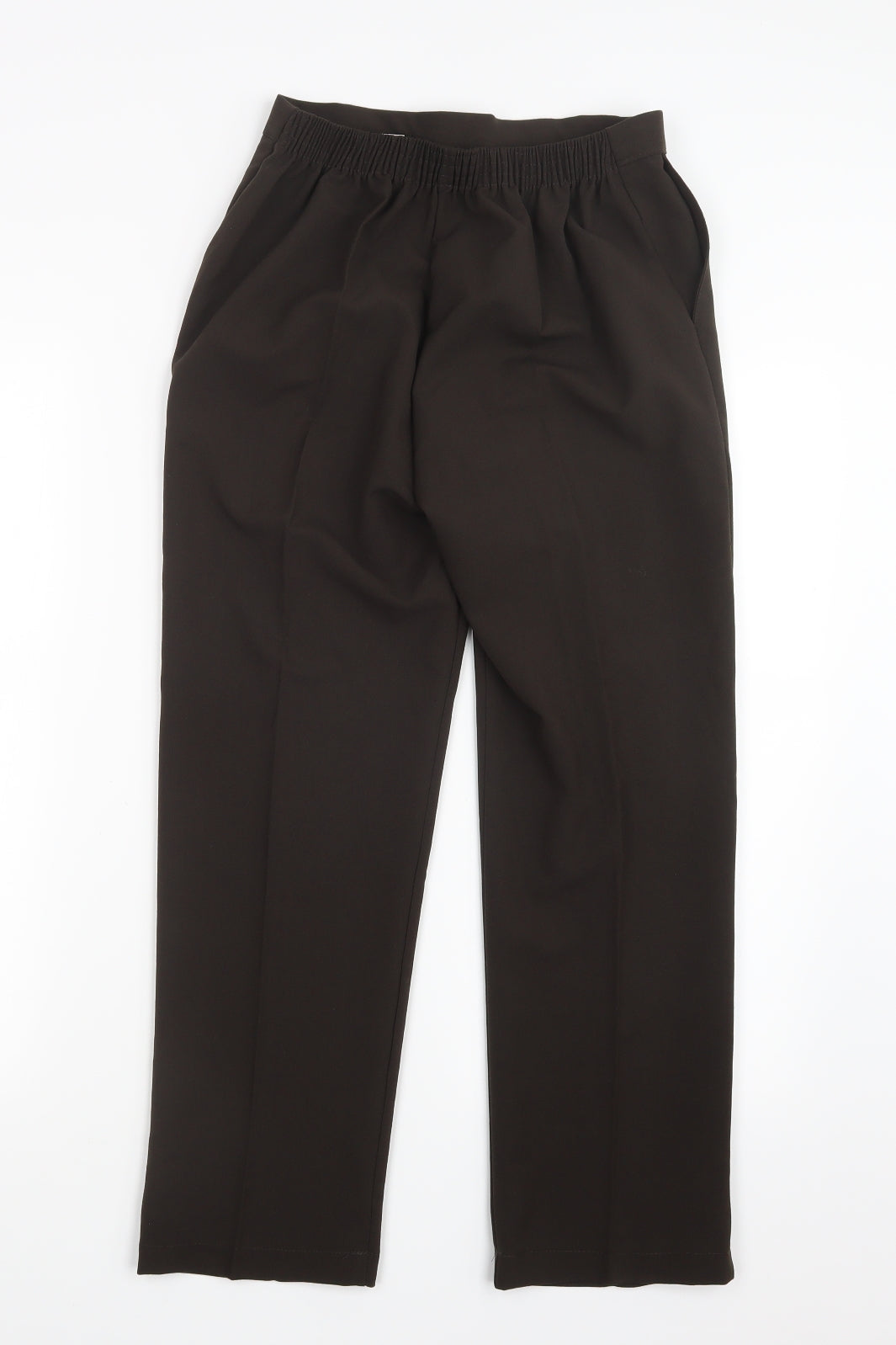 Womens UK Size 10 Preworn Regular Fit  Brown Trousers