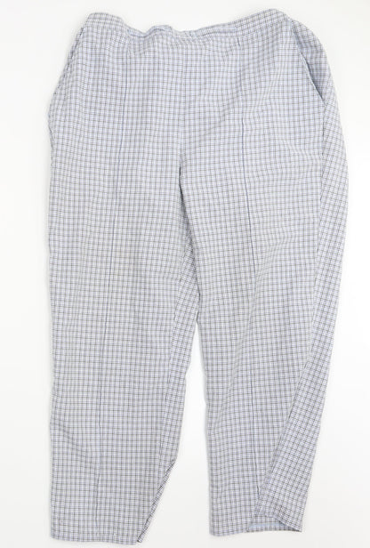 Womens UK Size 18 Sarah Hamilton Regular Fit  Blue Trousers