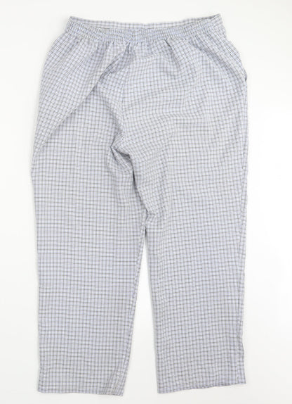 Womens UK Size 18 Sarah Hamilton Regular Fit  Blue Trousers