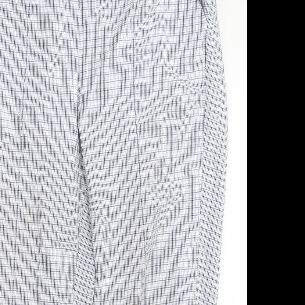 Womens UK Size 18 Sarah Hamilton Regular Fit  Blue Trousers