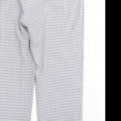 Womens UK Size 18 Sarah Hamilton Regular Fit  Blue Trousers
