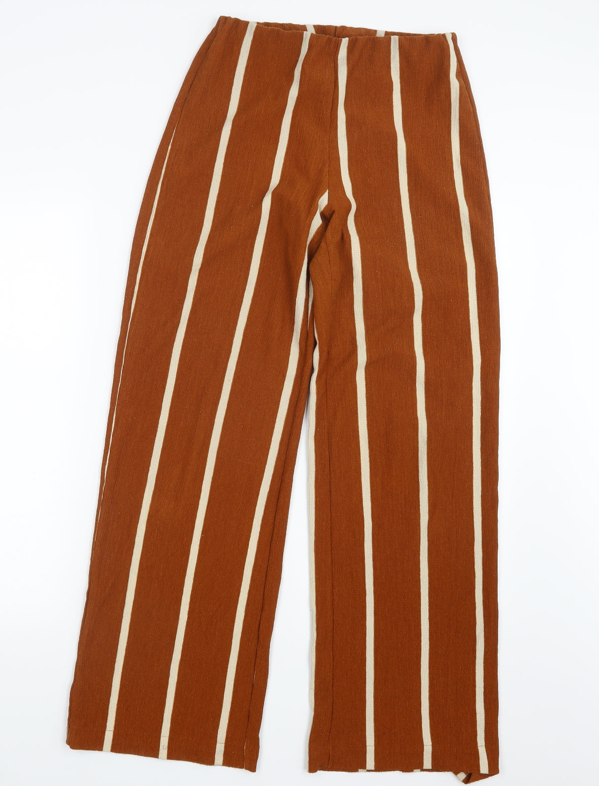 Womens UK Size 26 in Preworn Regular Fit  Brown Trousers