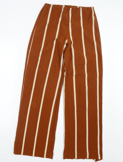 Womens UK Size 26 in Preworn Regular Fit  Brown Trousers
