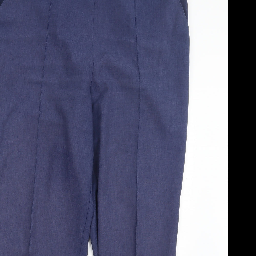 Womens UK Size 34 in Preworn Regular Fit  Blue Trousers