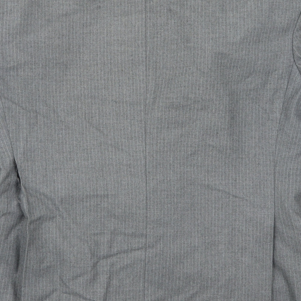 Mens UK Size 42 Preworn Regular Grey Suit Jacket