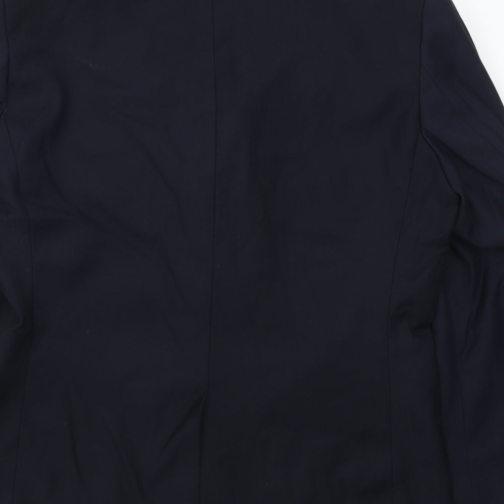 Mens UK Size 38 Greenwoods Regular Blue Suit Jacket