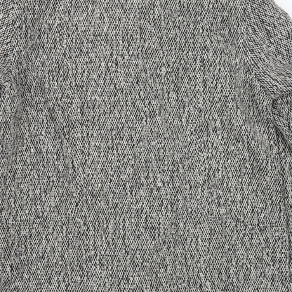 Preworn Womens Grey   Overcoat Coat Size 14