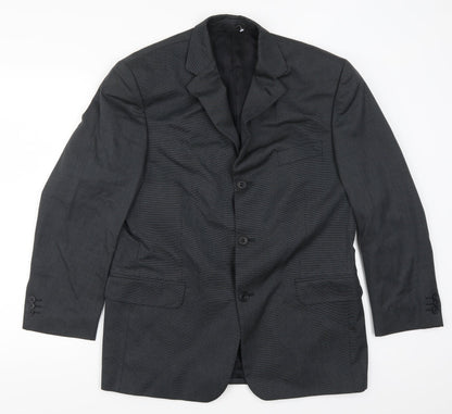 Mens UK Size 38 Scott & Taylor Regular Grey Suit Jacket