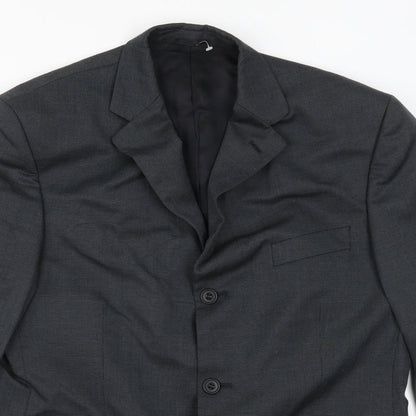Mens UK Size 38 Scott & Taylor Regular Grey Suit Jacket