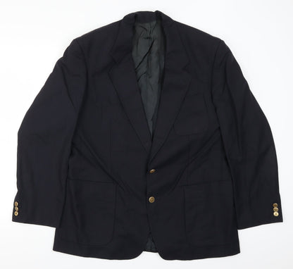 Mens UK Size 42 Marks and Spencer Regular Blue Suit Jacket